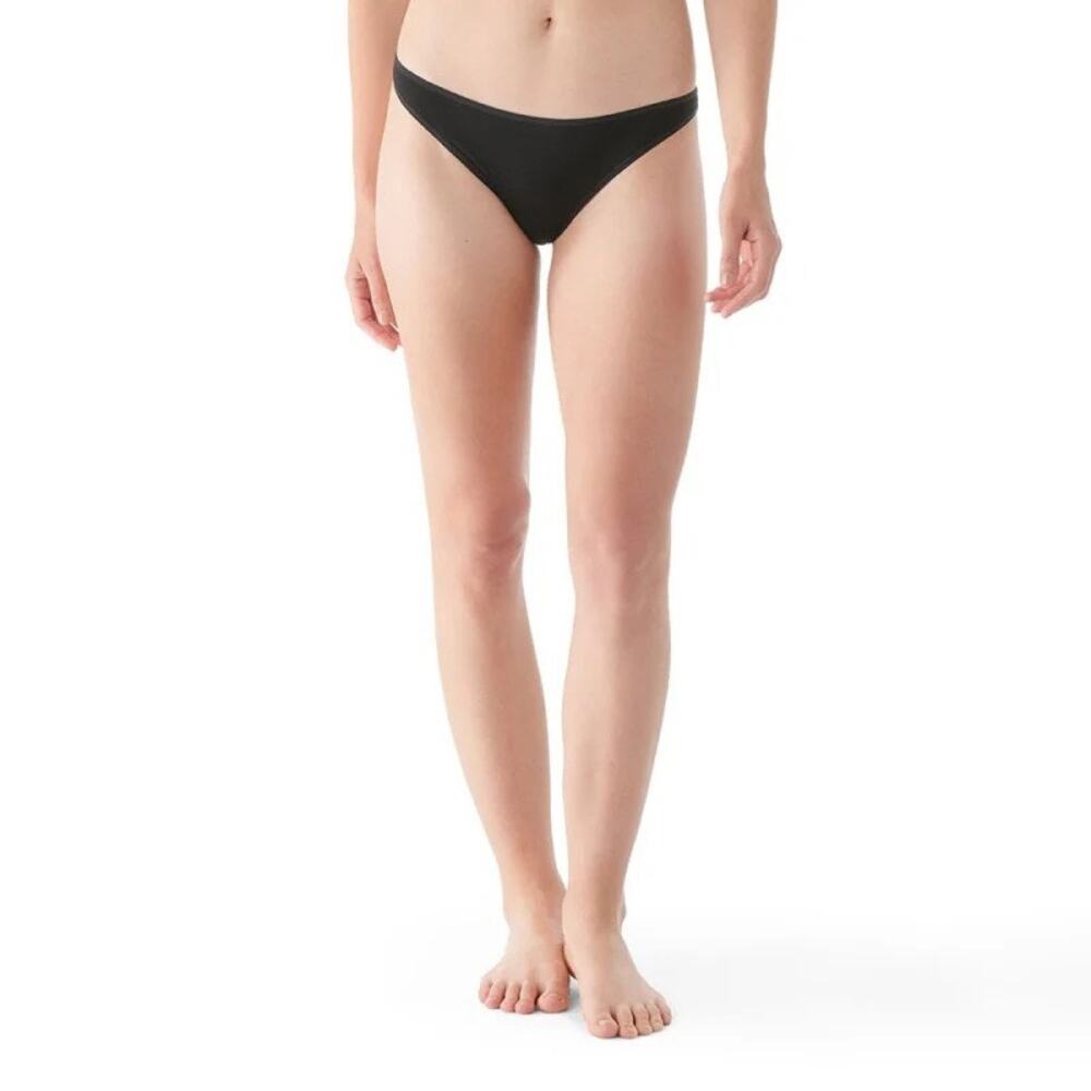 Smartwool Women's XL Black Everyday Merino Wool Thong Panties Boxed Sexy R5-23